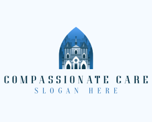 Gothic Cathedral Church logo design