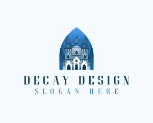 Gothic Cathedral Church logo design