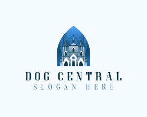 Gothic Cathedral Church logo design