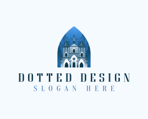 Gothic Cathedral Church logo design