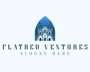 Gothic Cathedral Church logo design