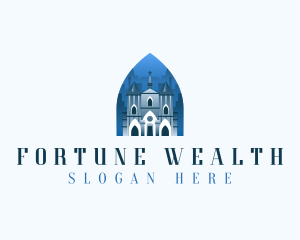 Gothic Cathedral Church logo design