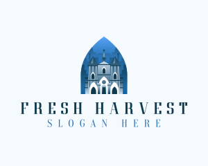 Gothic Cathedral Church logo design