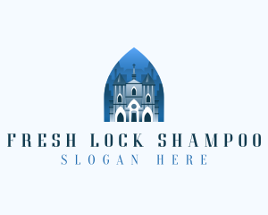 Gothic Cathedral Church logo design