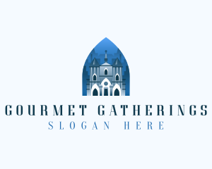 Gothic Cathedral Church logo design