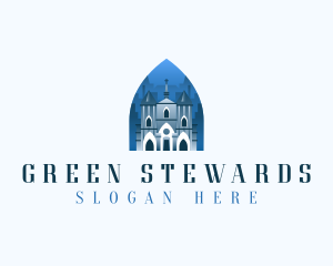 Gothic Cathedral Church logo design