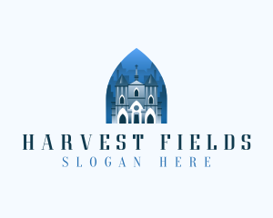 Gothic Cathedral Church logo design