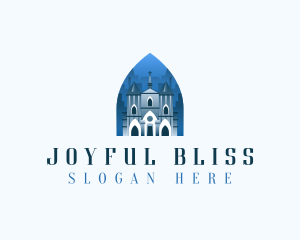 Gothic Cathedral Church logo design