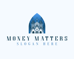 Gothic Cathedral Church logo design