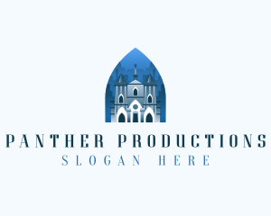 Gothic Cathedral Church logo design