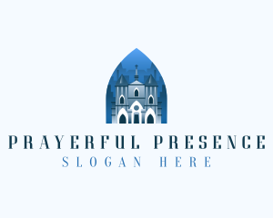 Gothic Cathedral Church logo design