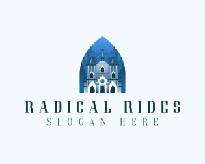 Gothic Cathedral Church logo design