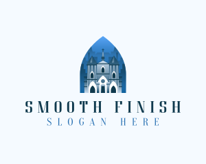 Gothic Cathedral Church logo design