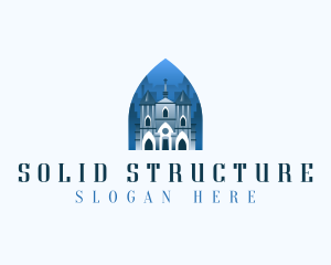 Gothic Cathedral Church logo design