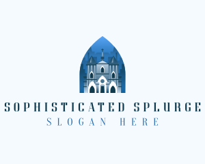 Gothic Cathedral Church logo design