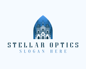 Gothic Cathedral Church logo design