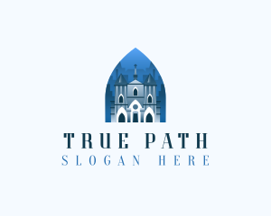 Gothic Cathedral Church logo design