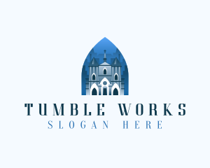 Gothic Cathedral Church logo design