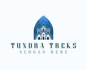 Gothic Cathedral Church logo design