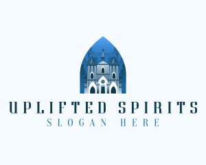 Gothic Cathedral Church logo design