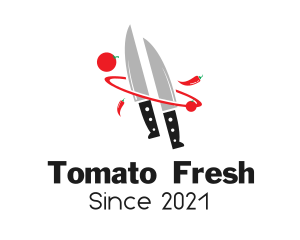 Kitchen Knife Culinary logo design