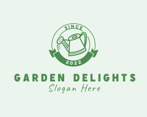 Garden Watering Can logo design