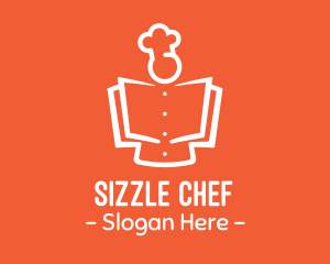 Chef Recipe Cook Book logo design