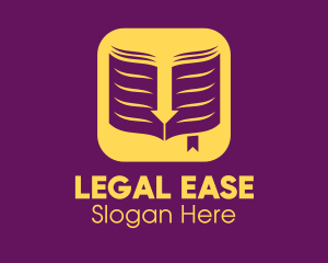 Yellow Elegant Ebook Application logo