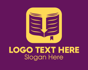Yellow Elegant Ebook Application logo