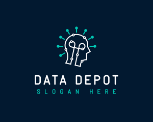 Software AI Data Scientist logo design