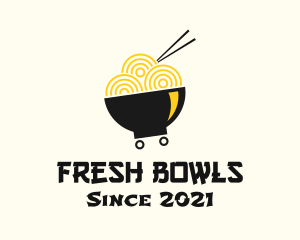 Fast Ramen Delivery logo design