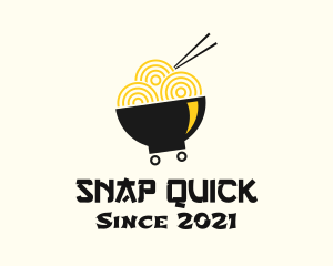 Fast Ramen Delivery logo design