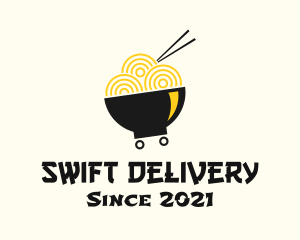 Fast Ramen Delivery logo design