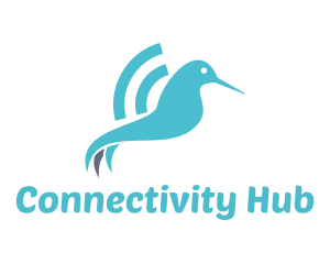 Hummingbird Wifi Wings logo