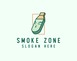 E-cigarette Vape Smoke logo design