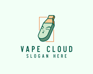 E-cigarette Vape Smoke logo design