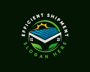 Home Energy Solar Panel logo design