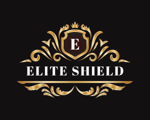 Luxury Ornament Shield logo design