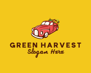 Fruits & Vegetables Farm Truck  logo design