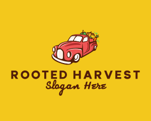 Fruits & Vegetables Farm Truck  logo design