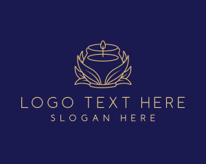 Candle Wax Flame logo