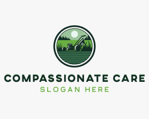 Lawn Care Garden Yard logo design