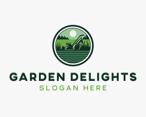 Lawn Care Garden Yard logo design