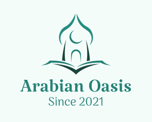 Minimalist Quran Mosque logo