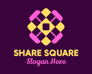 Diamond Square Tile logo design