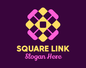 Diamond Square Tile logo design