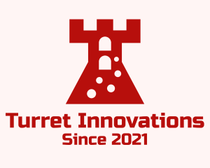 Red Turret Laboratory logo design