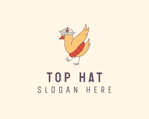 Wild Chicken Hat logo design