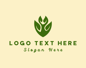 Green Eco Shield  logo design