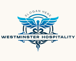 Caduceus Medical Hospital logo design